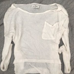 Abercrombie Kids White Sweater